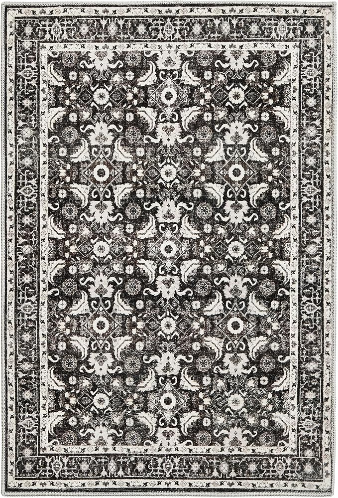 WITSHOCK Washable 2x3 Entryway Area Rug: Soft Non-Slip Backing Washable Rugs - Image 8