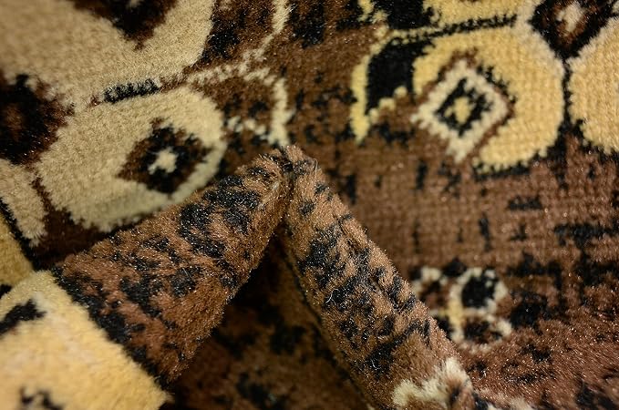 Unique Loom Taftan Collection Border Geometric Tribal Inspired Design Area Rug - Image 12