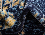 Unique Loom Taftan Collection Border Geometric Tribal Inspired Design Area Rug - Image 8