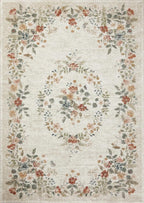 Loloi Rifle Paper Co. Laurel Collection LAU-01 Cream 2'-8" x 8' Runner Rug - Image 2