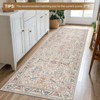Bavni Runner Rug, Machine Washable Rugs - Image 3