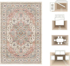 9x12 Large Area Rugs for Living Room Ultra-Soft Washable Rug Vintage Distressed - Image 8