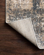 Loloi Teagan Collection TEA-08 Ivory/Mist 5'-3" x 7'-6" Area Rug, Soft Neutral - Image 9