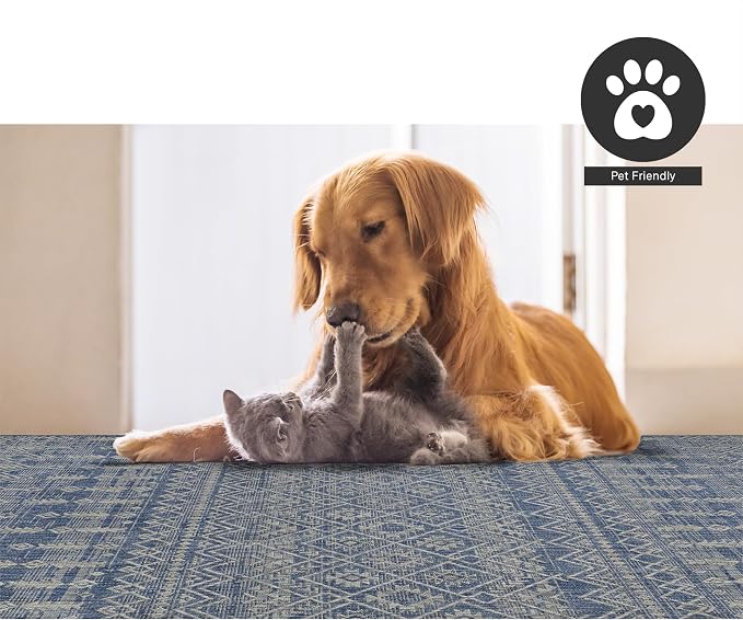 FH Home Flat Woven Outdoor Rug - Image 6