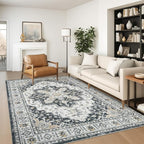 zesthome Washable Rug 6x9 Area Rugs, Stain Resistant Rugs by Zesthome