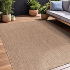 Beverly Rug Indoor Outdoor Rug 6x9, Washable Outside Carpet - Image 2