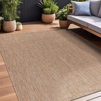 Beverly Rug Indoor Outdoor Rug 8x10, Washable Outside Carpet - Image 3