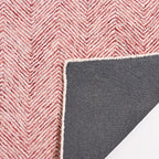 Modern Herringbone Chevron Collection Handcrafted Wool Area Rug - Image 4
