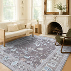 Brown Oushak Rug, Large Area Rugs by FameLiving%7COushakRugs