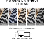 Rugshop Abstract Arch Shag Area Rug Anthracite Dark Gray 2' x 3' Ideal - Image 6