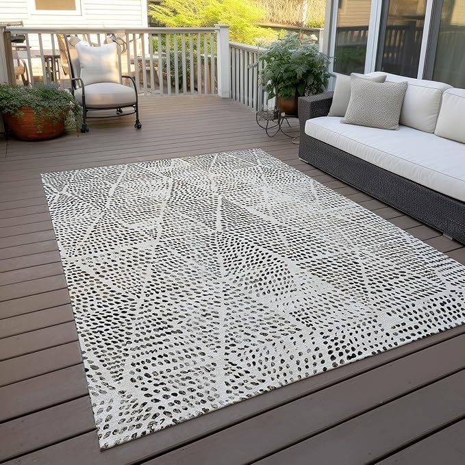 Addison Rugs Chantille ACN591 Ivory 5' x 7'6" Indoor Outdoor Area Rug, Easy - Image 7
