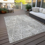 Addison Rugs Chantille ACN591 Ivory 9' x 12' Indoor Outdoor Area Rug, Easy Clean - Image 7