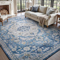 tchdio 8x10 Area Rugs for Living Room, Vintage Non Slip Washable Rug, Soft Low by Tchdio