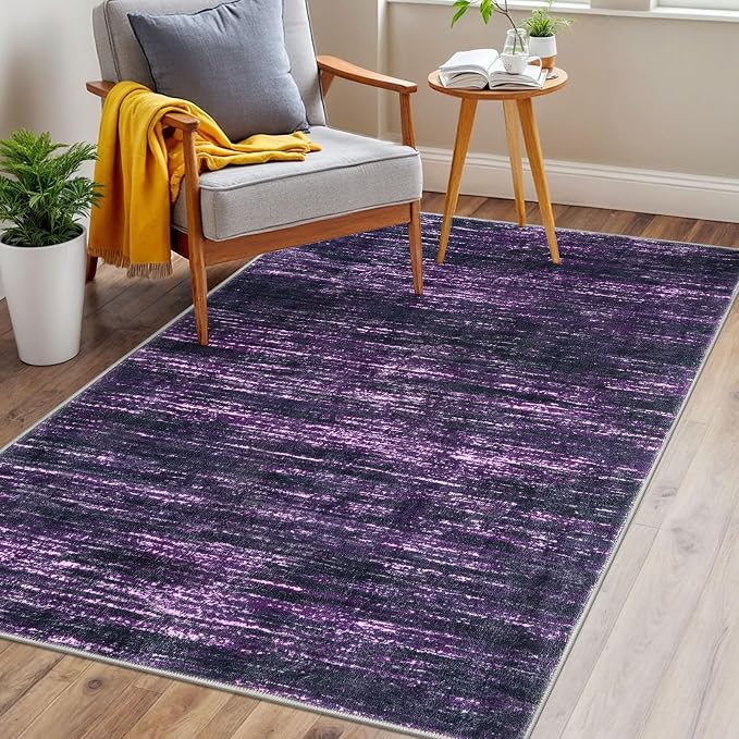 3x5 Modern Abstract Area Rug for Entryway, Low-Pile Door Mat Indoor for Living - Image 3