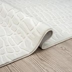 Abani Cream Area Rug for Living Room, Bedroom - Image 6