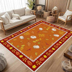 Fallen Leaves Carpet for Kitchen, Autumn Pumpkins - Image 3