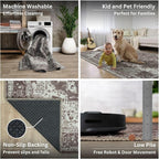 Bloom Rugs Washable Non-Slip 8' x 10' Rug - Image 4