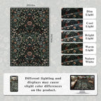Floral 2x3 Entryway Rug, Washable Front Door Mat Indoor Non Slip Low Pile Small - Image 2