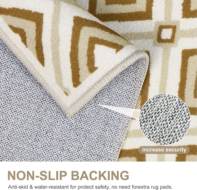Bavni Hallway Runner Rug Machine Washable, 2x5 Non Slip Lightweight Washable - Image 5