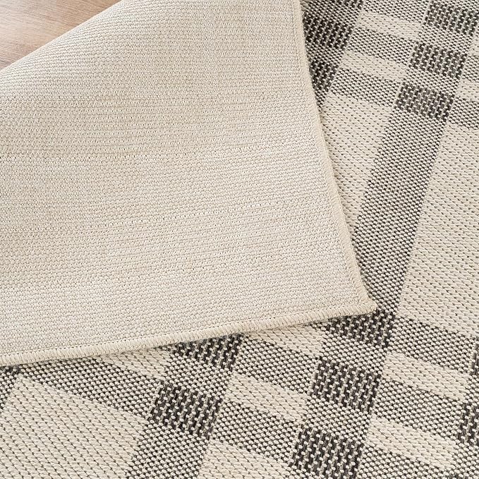 CAMILSON Easy Jute Rug 2x7, Indoor and Outdoor Off-White Runner Rug - Image 7