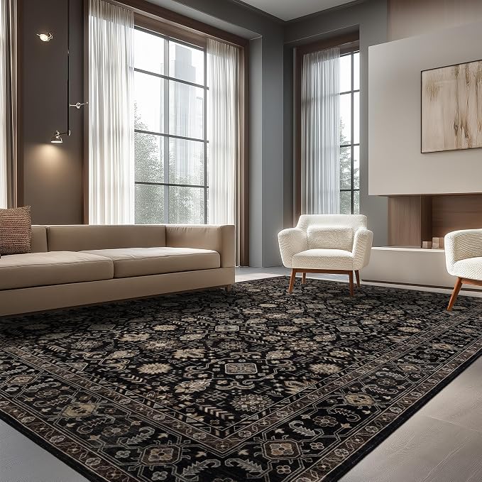 Area Rug Non Slip Machine Washable Ultra Soft Living - Image 3