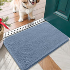 OLANLY Dog Door Mat for Muddy Paws 24x16, Absorbs Moisture and Dirt, Absorbent by OLANLY