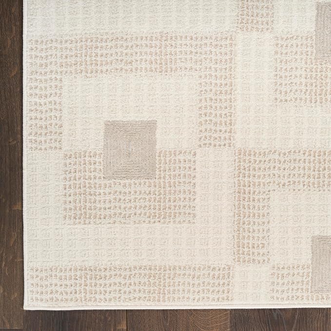Nourison Home Nordic Ivory Beige 4' x 6' Area Rug - Image 7