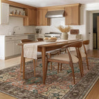 GENIMO 5x7 Area Rugs for Living Room, Machine Washable Non Slip Vintage Rugs - Image 2