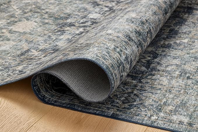 Loloi Amber Lewis Josie Collection JOS-01 Ocean/Natural 6'-0" x 9'-0", .13" - Image 6