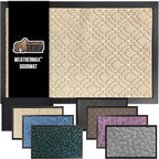 GORILLA GRIP 100% Waterproof All-Season WeatherMax Doormat US Designed Natural by GorillaGrip