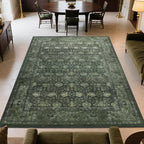 Large 8x10 Washable Area Rug for Living Room, Non Slip Vintage Traditional Rugs - Image 9
