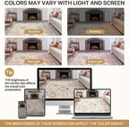 Bavni Runner Rug, Machine Washable Rugs - Image 3