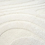 Abani Cozy Cream Area Rug for Living Room, Bedroom - Image 9
