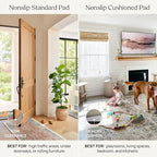 RUGGABLE Washable Vintage Area Rug – Kamran Hazel 4x6, Stain-Resistant - Image 5