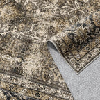 Brown Entryway Rug 2x4 Vintage Area Carpet Indoor Kitchen Washable Door Mat - Image 7