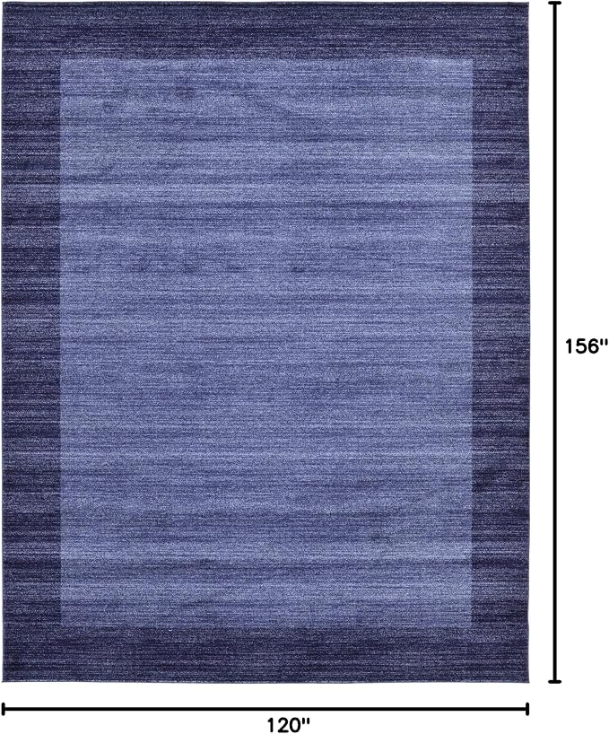 Rugs.com Angelica Collection Rug – 10' x 13' Navy Blue Medium Rug Perfect - Image 2