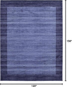 Rugs.com Angelica Collection Rug – 10' x 13' Navy Blue Medium Rug Perfect - Image 2