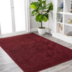 JONATHAN Y Haze Solid Low-Pile Dark Red Indoor Area Rug 3x5, Minimalist - Image 3