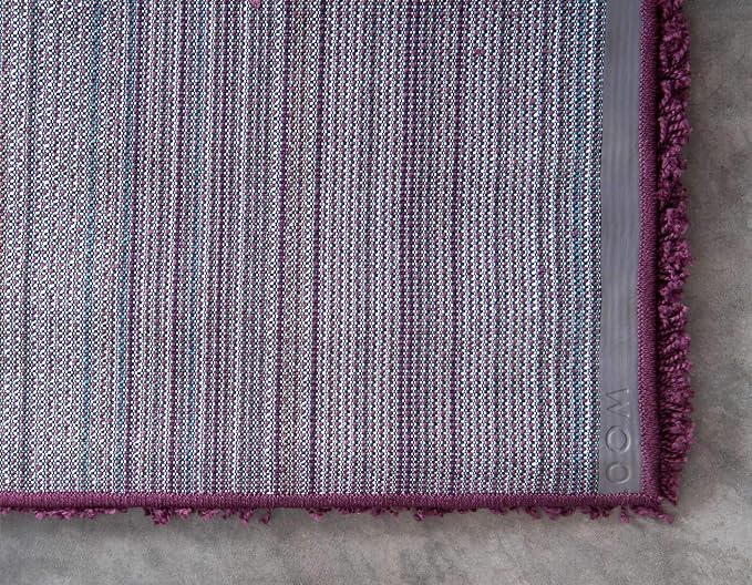 Unique Loom Solid Shag Collection Area Rug - Image 9