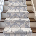 Well Woven Custom Size Hallway & Stair Runner- Harlow Harmony Ivory/Grey 27 by WellWovenRugs