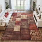 Tepook Modern Area Rug for Living Room, 5x7 Geometric Large Rugs for Bedroom by Tepook