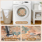 Tangsoo 4x6 Washable Rug Vintage Non Slip Indoor, Distressed Carpet - Image 4