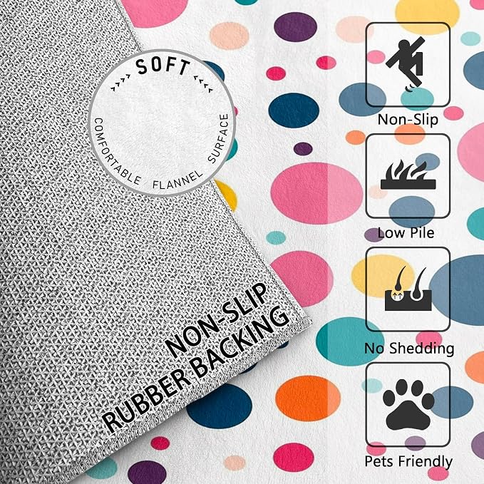 Polka Dots Rugs for Kids Room - Image 5