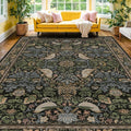 Vintage 9x12 Dining Room Rugs for Under Table by HazoHaus