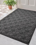 LUMI Indoor Door Mat, Absorbent Non-Slip Thin Doormat, Washable Door Mats by LUMI