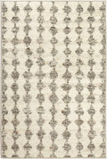Dash & Albert Izzy Grey Machine Washable Rug, 4 X 6 Feet by DashAlbert