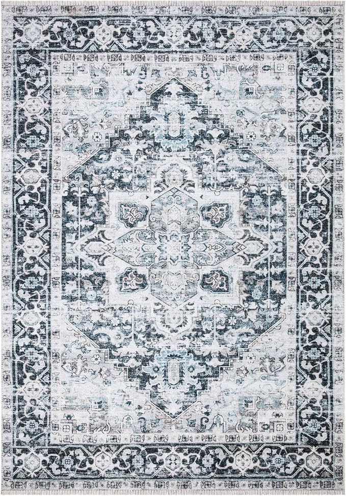 Bloom Rugs Caria Washable Non-Slip 6x9 Rug - Image 3