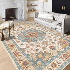 Enkor Area Soft Rugs 6x9 Washable Non Slip Boho Floor Rugs by EnkorStore