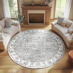 jinchan Fiora Round Rug 7ft Area Rugs by JINCHAN