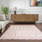 Hauteloom Tilos Moroccan Farmhouse Small Shag Area Rug Door Mat - Image 8